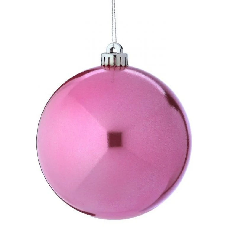 100mm VP Pearl Ball Ornament - Pink