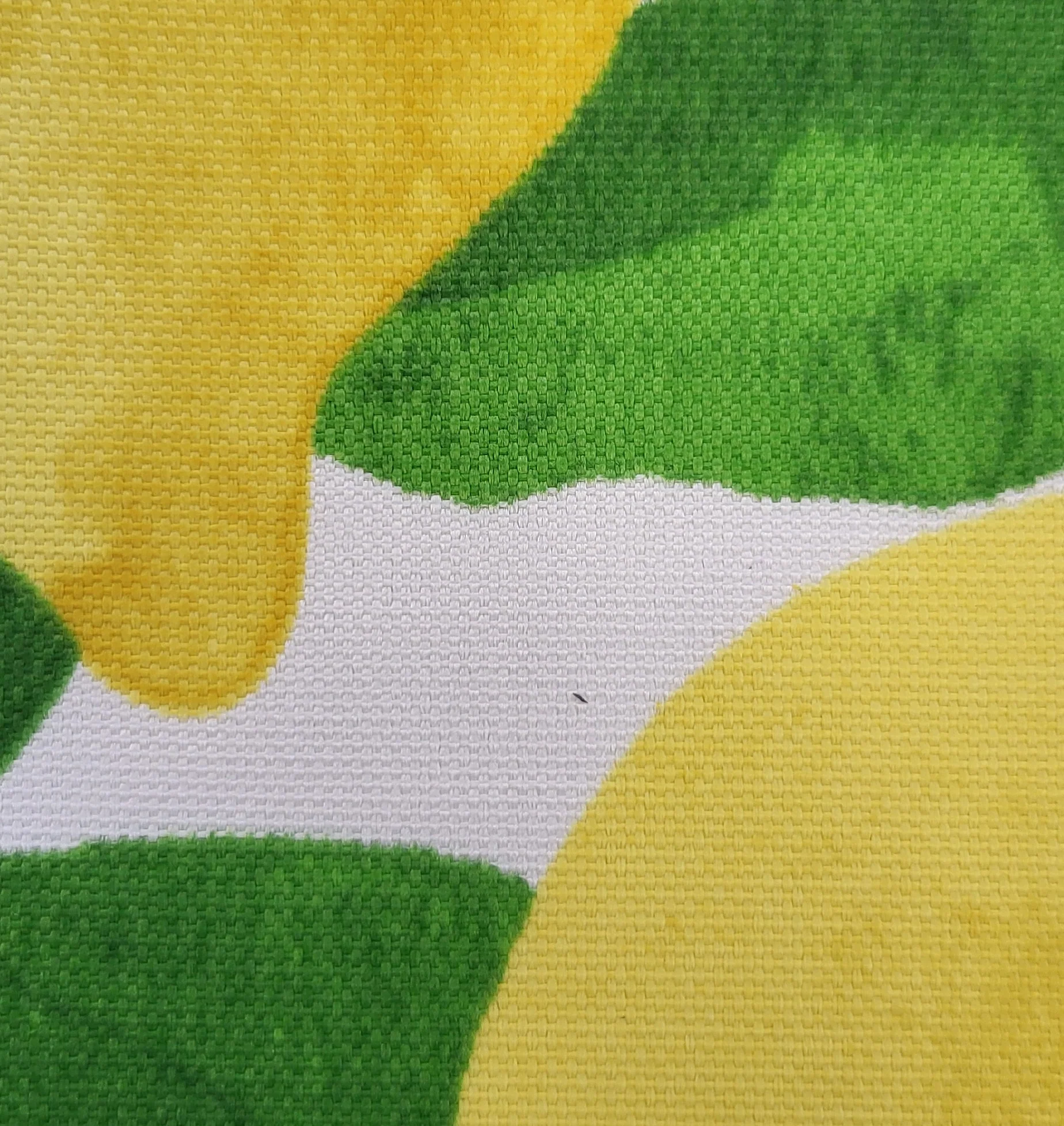 Outdoor Pillow - Citrus Lemon on White - Image 2