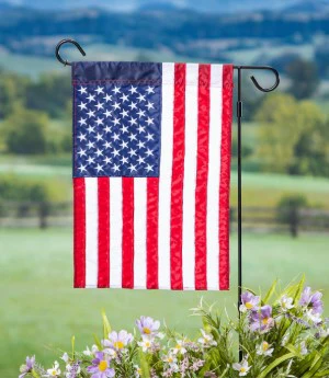 38" Garden Flag Stand - Metal - (3 Piece Collapsible) - Image 3
