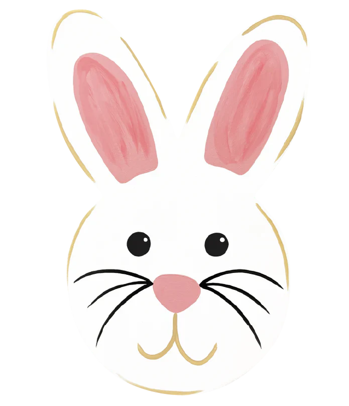 Bunny Face - Easter - Mini Piece (Magnet/Velcro) - Image 2