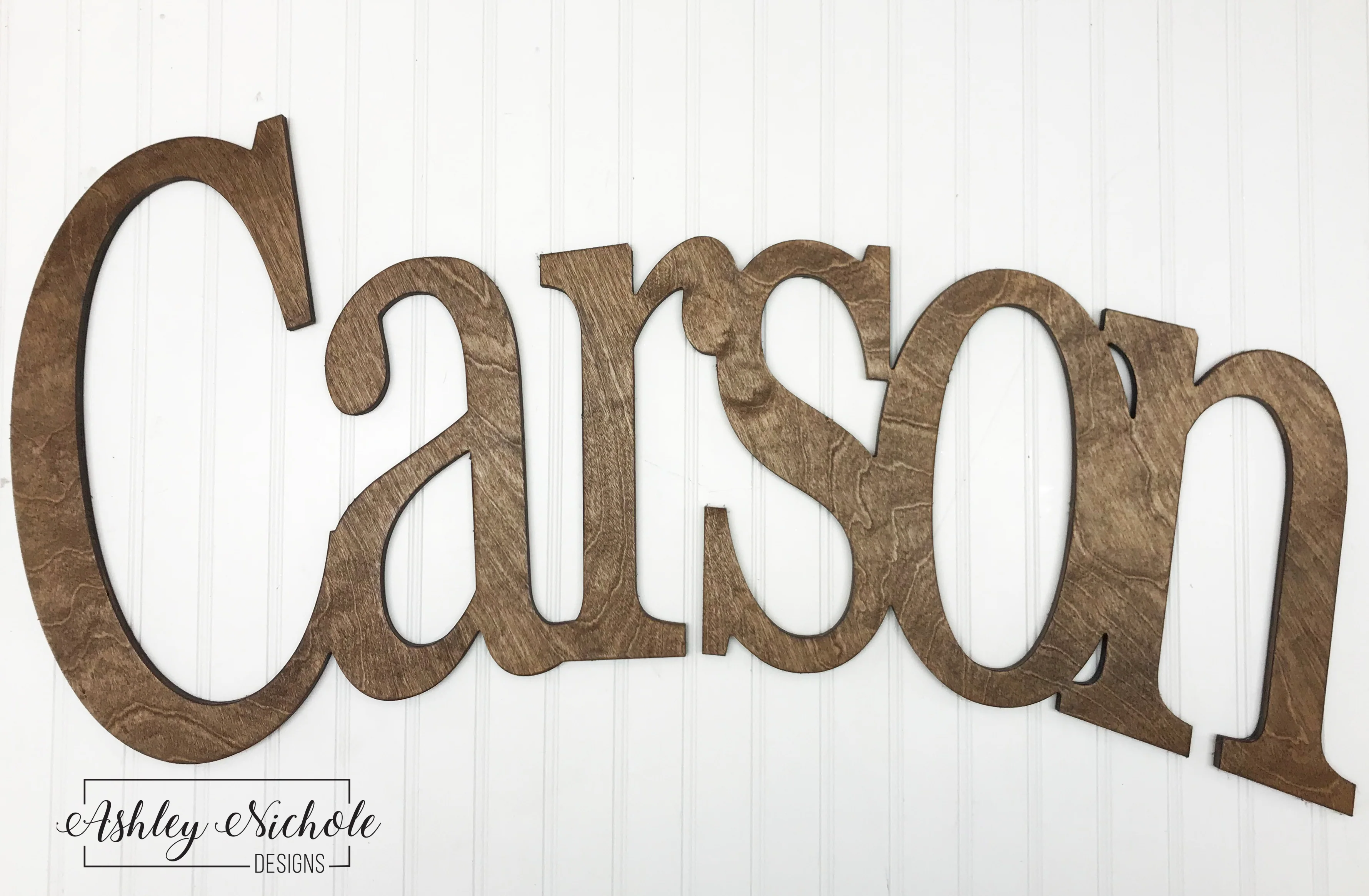 Calligraphy -BOY FONT Name Monograms (Hand-Painted) - Image 2