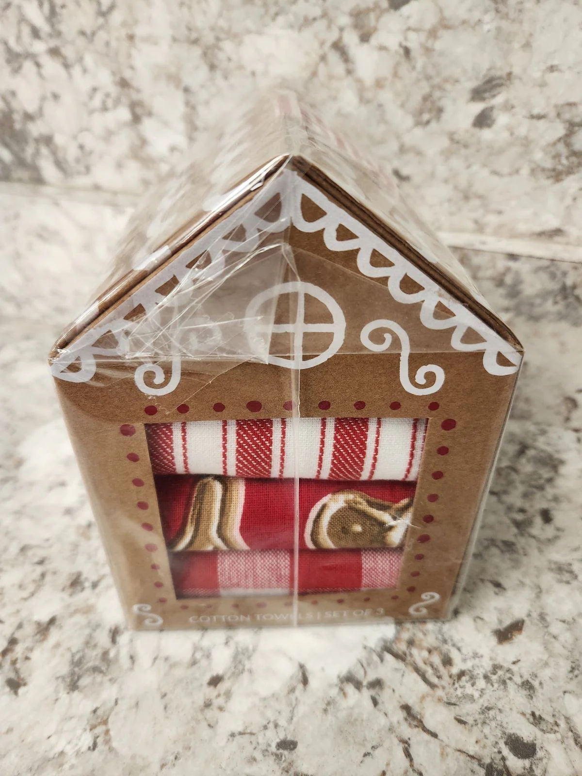 Cookie Christmas House Towel Set of 3