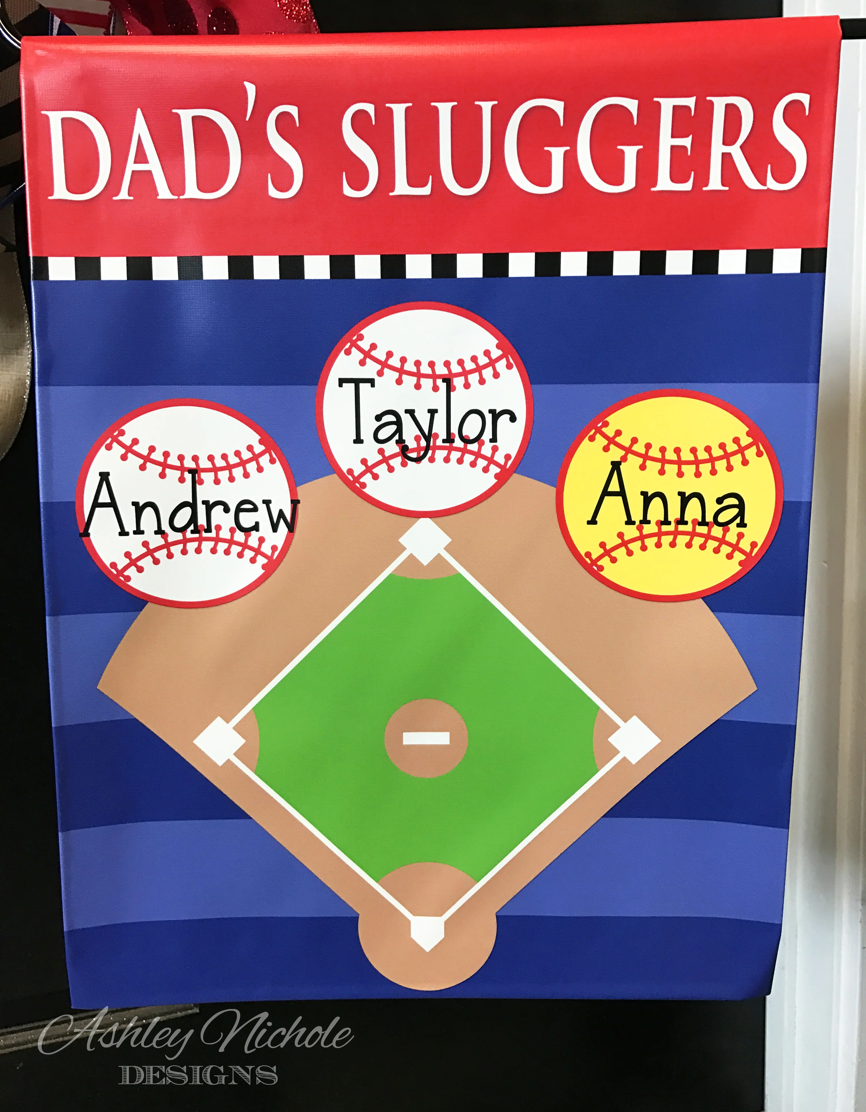 Dad's Sluggers - Vinyl Garden Flag