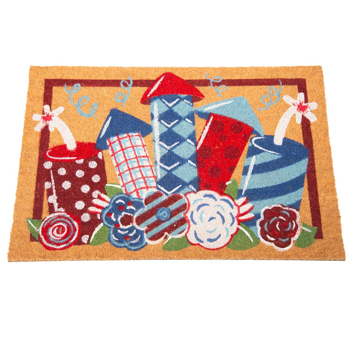 Firecracker Coir Mat