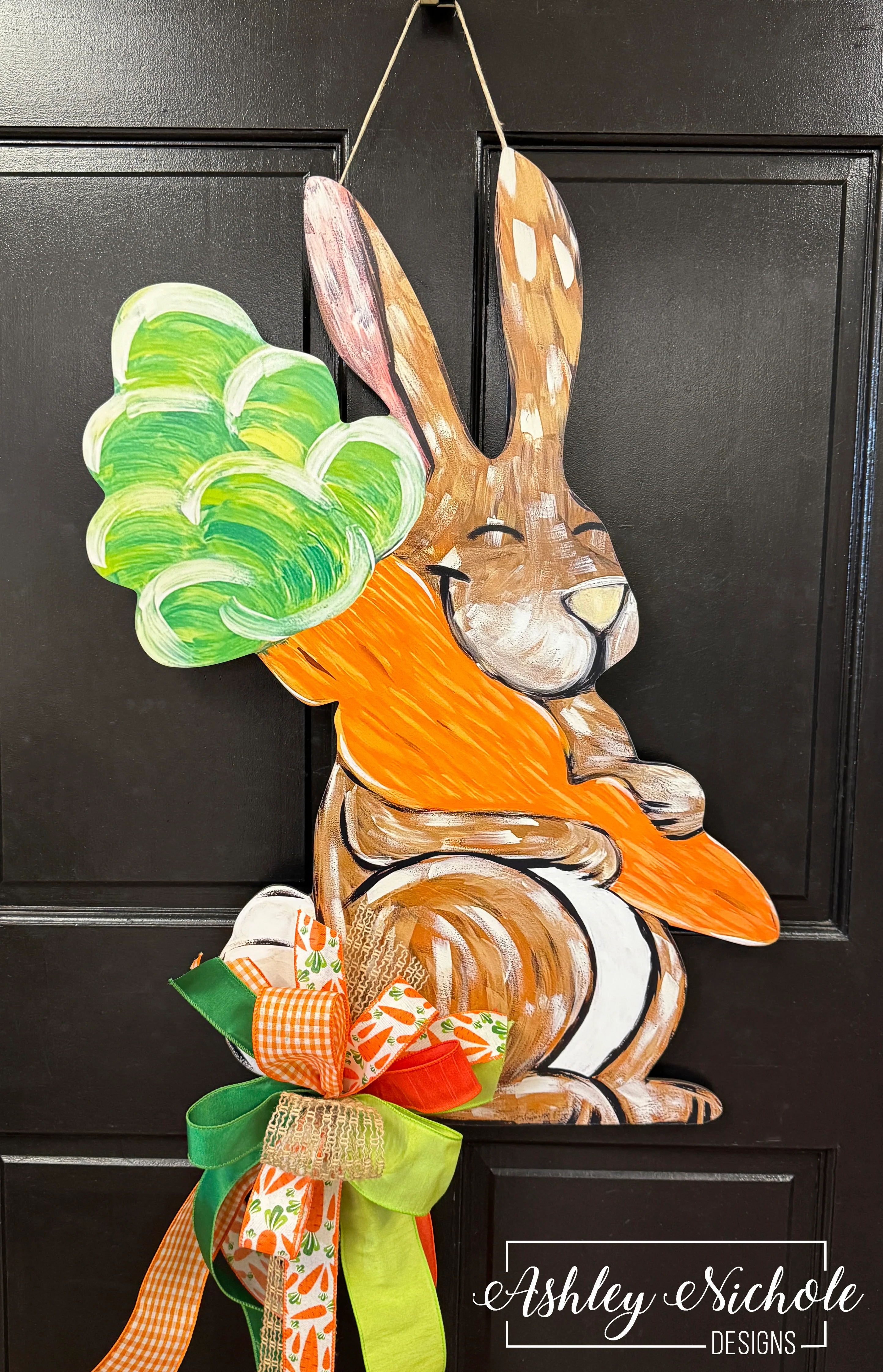 **Garden Bunny - Door Hanger (UV PRINTED Only)**