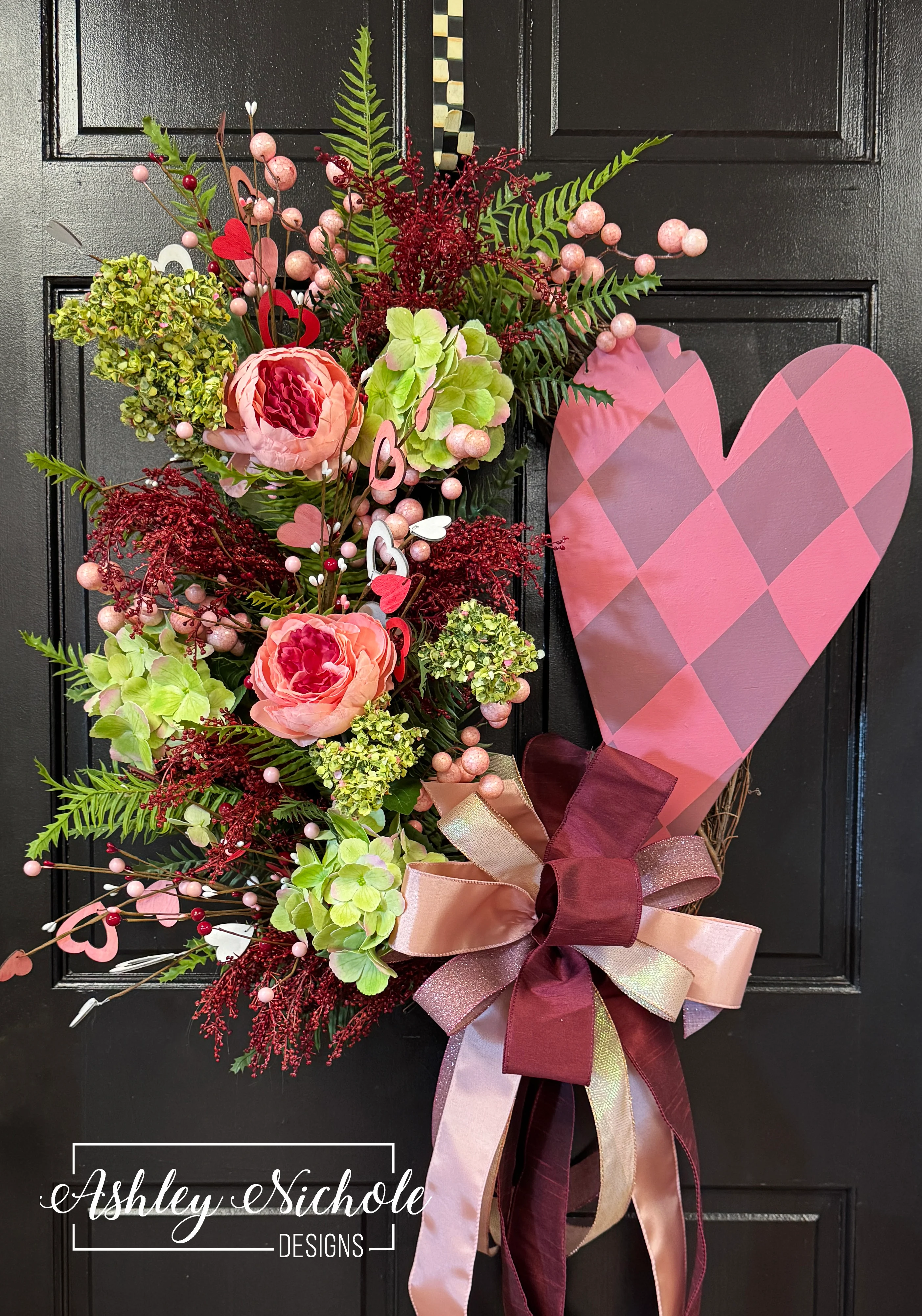 Hearts A-Flutter Valentine Wreath