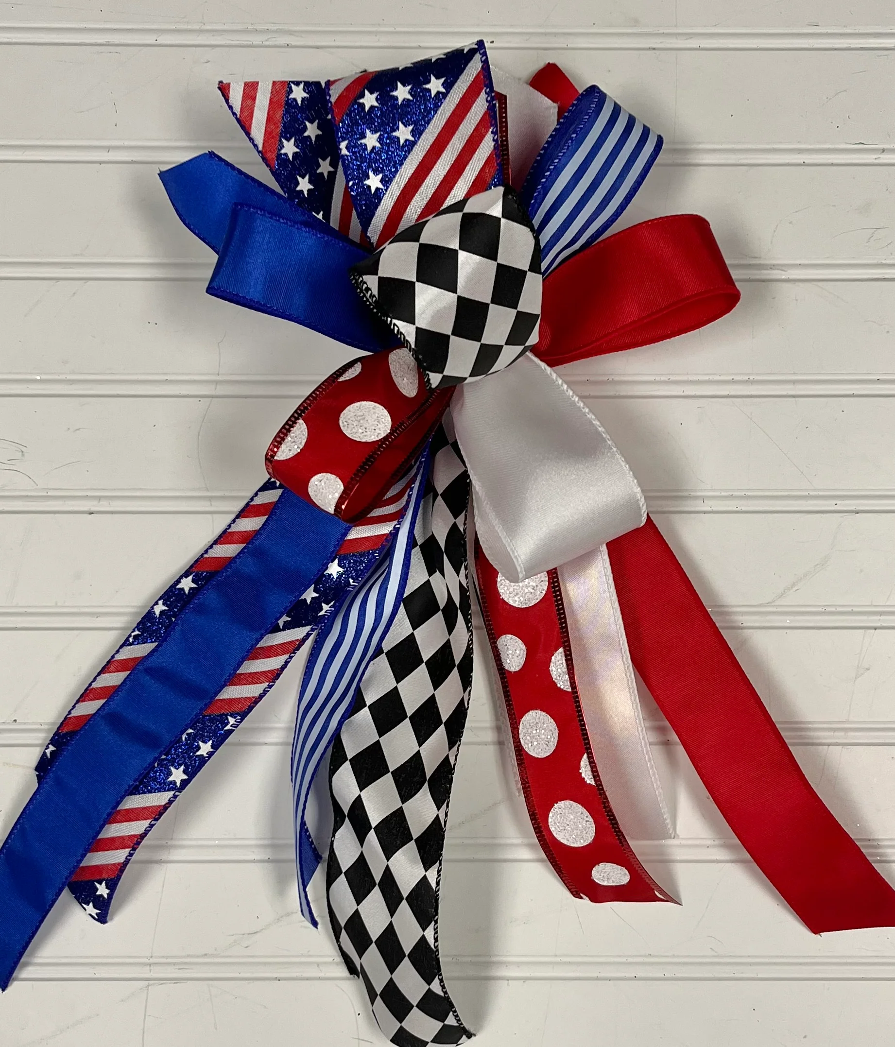 Patriotic-Bow-Small Streamer