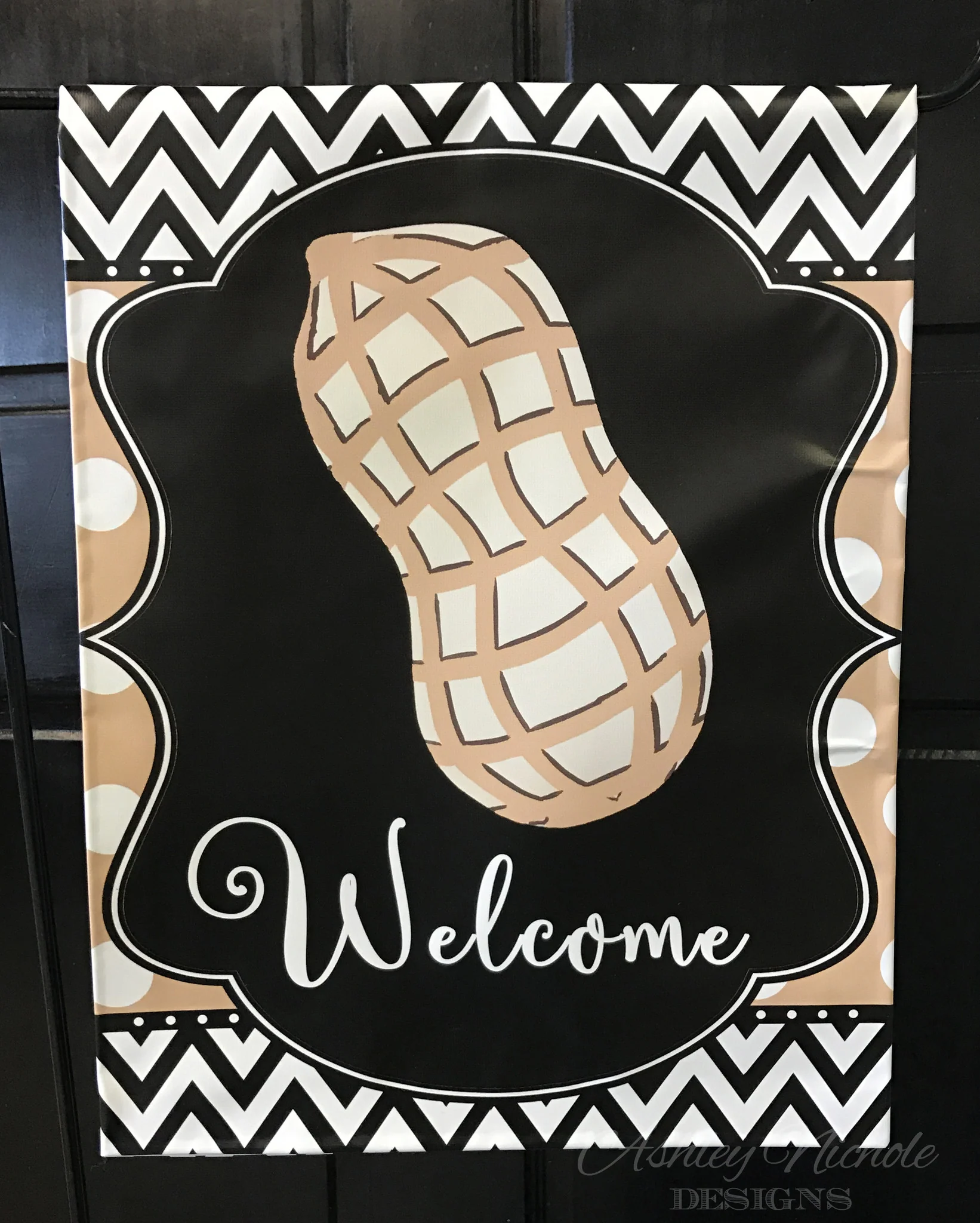 Peanut - Vinyl Garden Flag