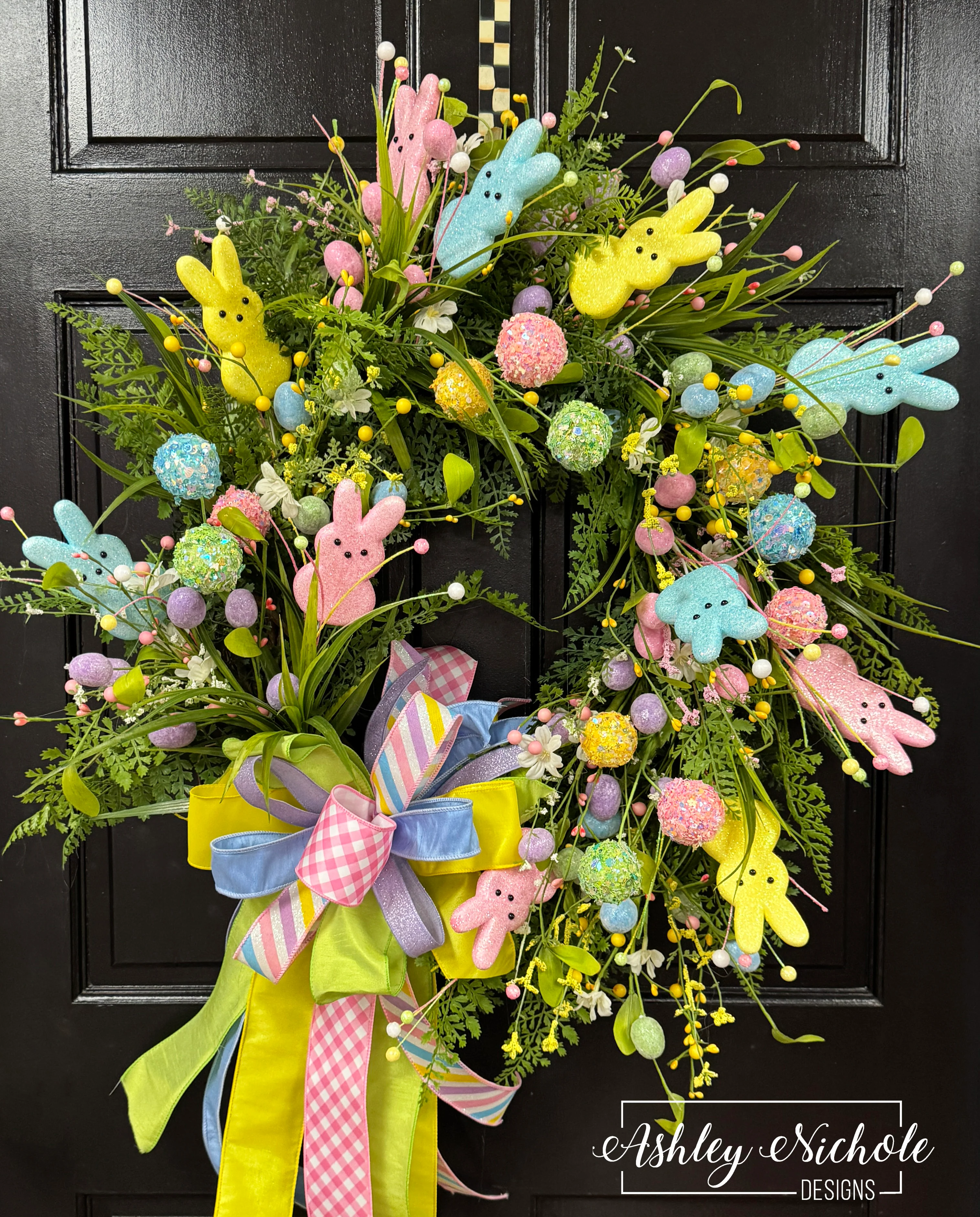 Peeps Easter Parade Wreath