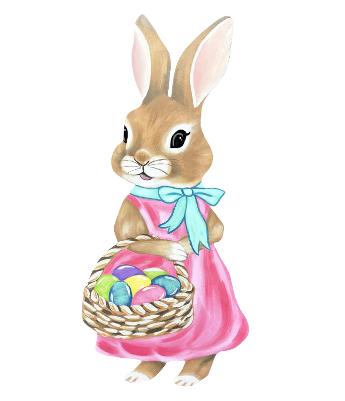 Peter & Flopsy Cottontail - Easter - Corrugated Coroplast Yard Stake - Image 3