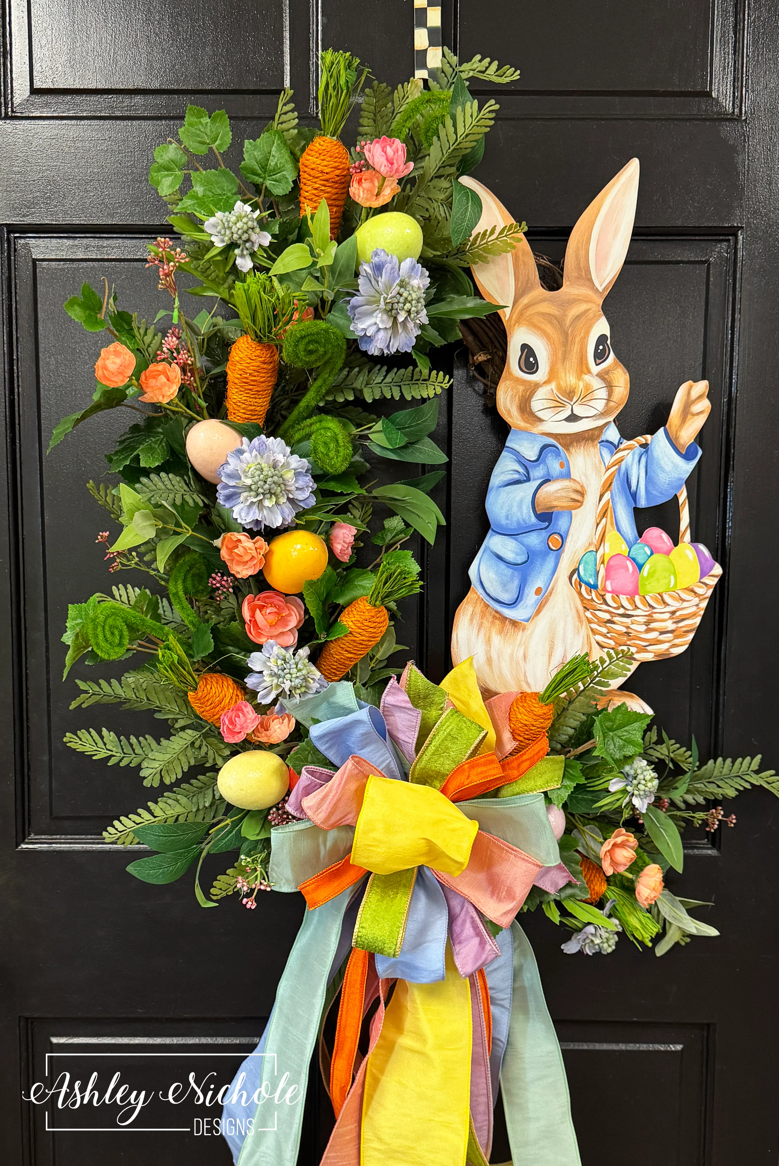 Peter Cottontail Easter Wreath