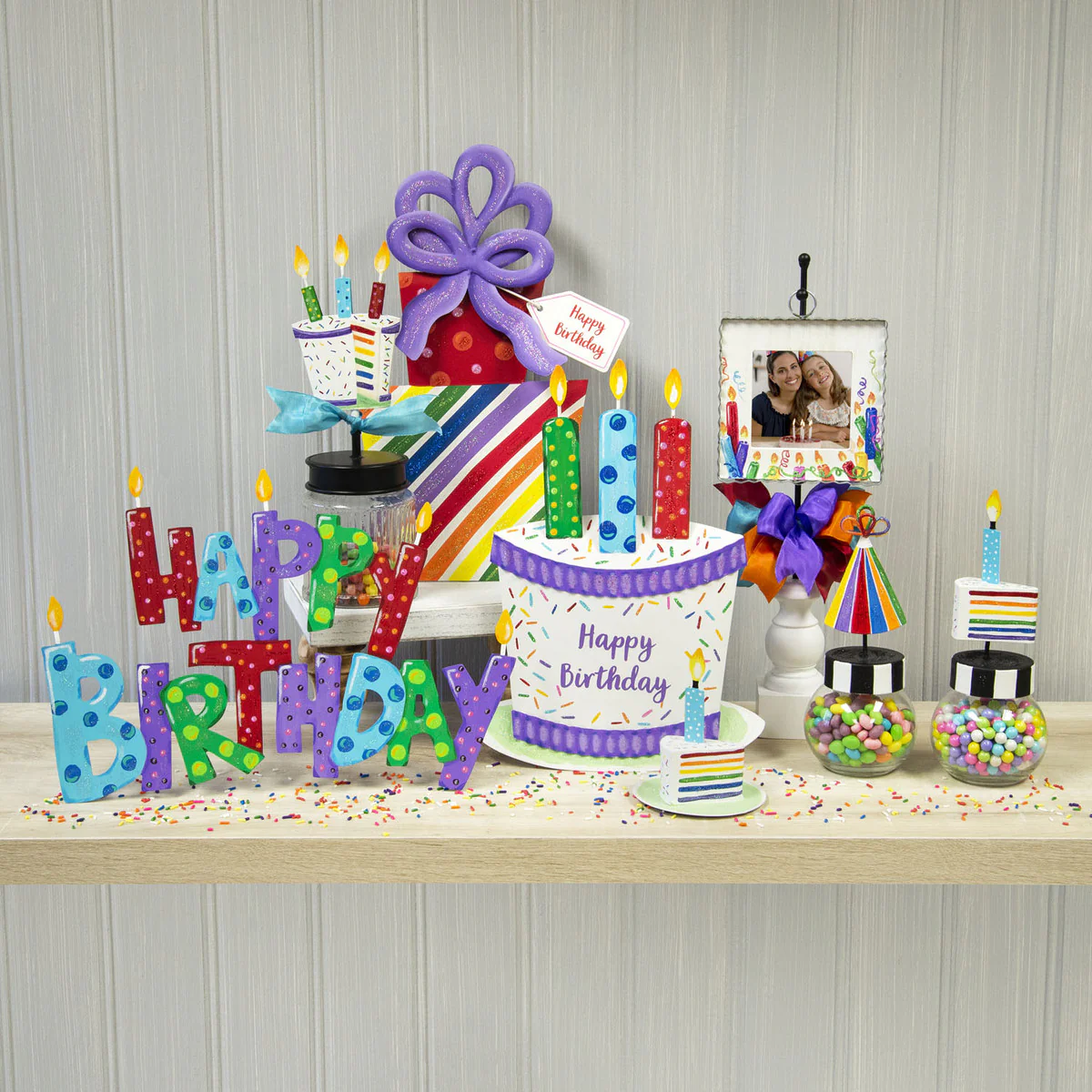 Happy Birthday Metal Stake - Image 2