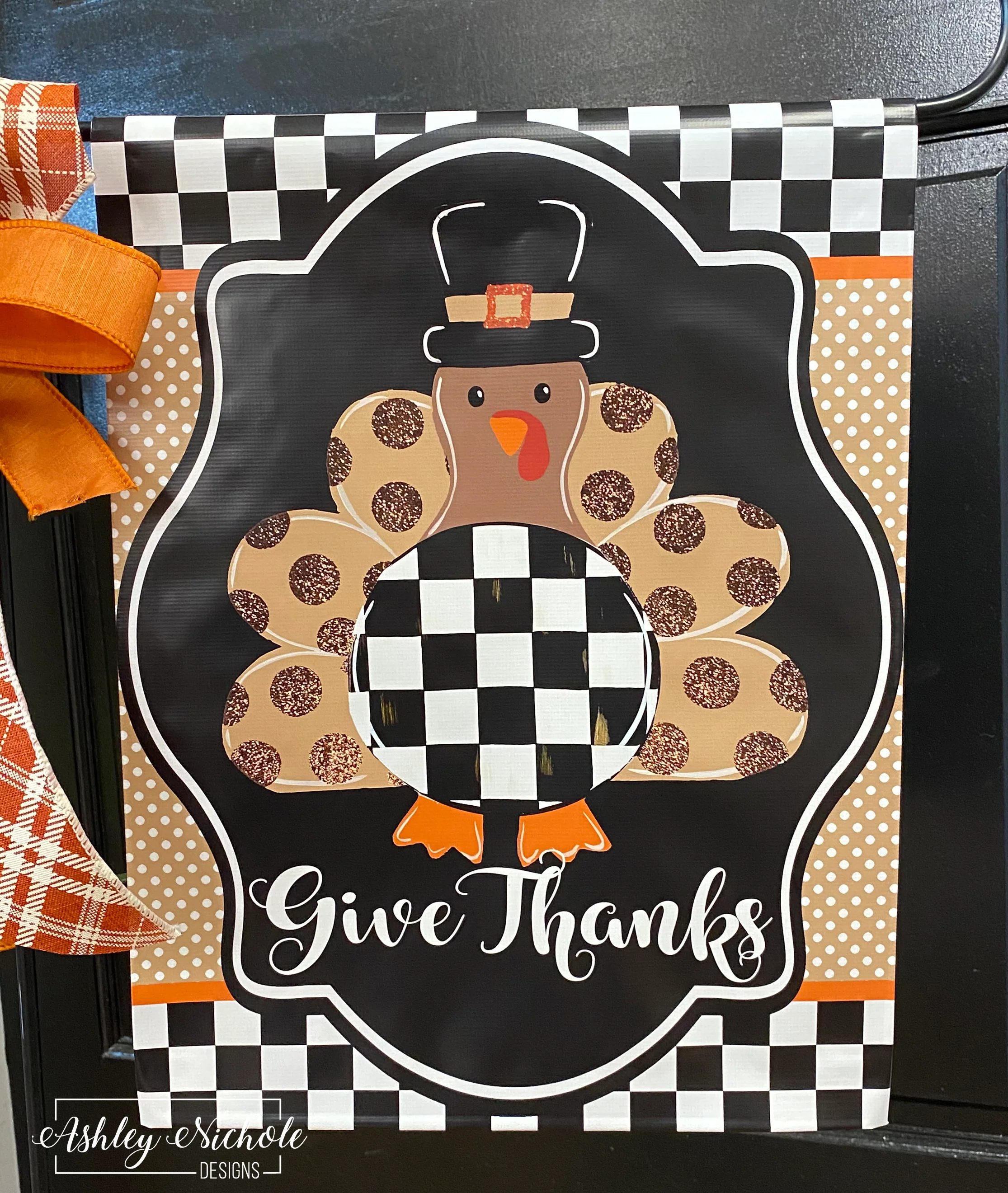 Pilgrim Turkey - Vinyl Garden Flag