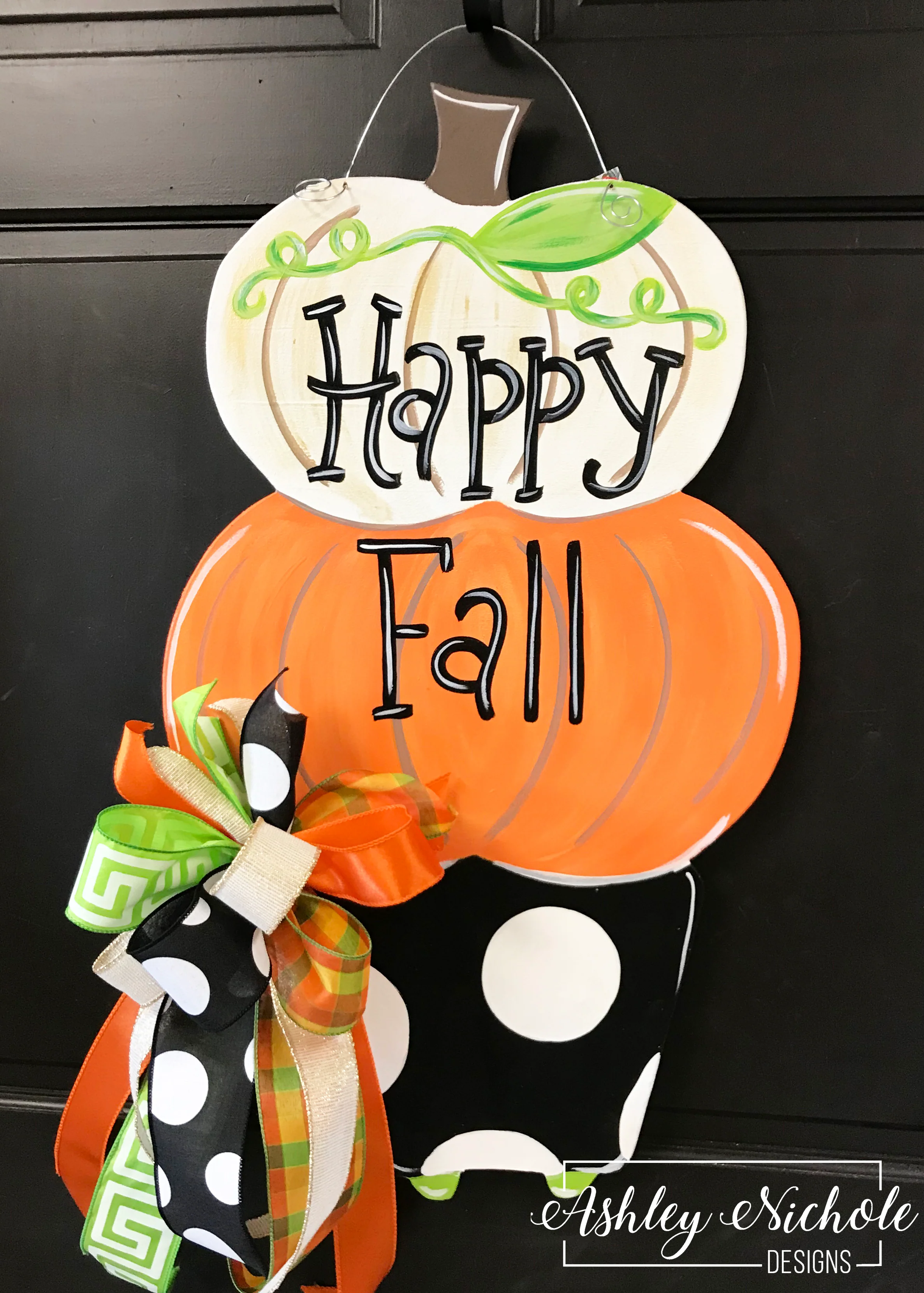 Pumpkin Topiary Door Hanger - Image 4