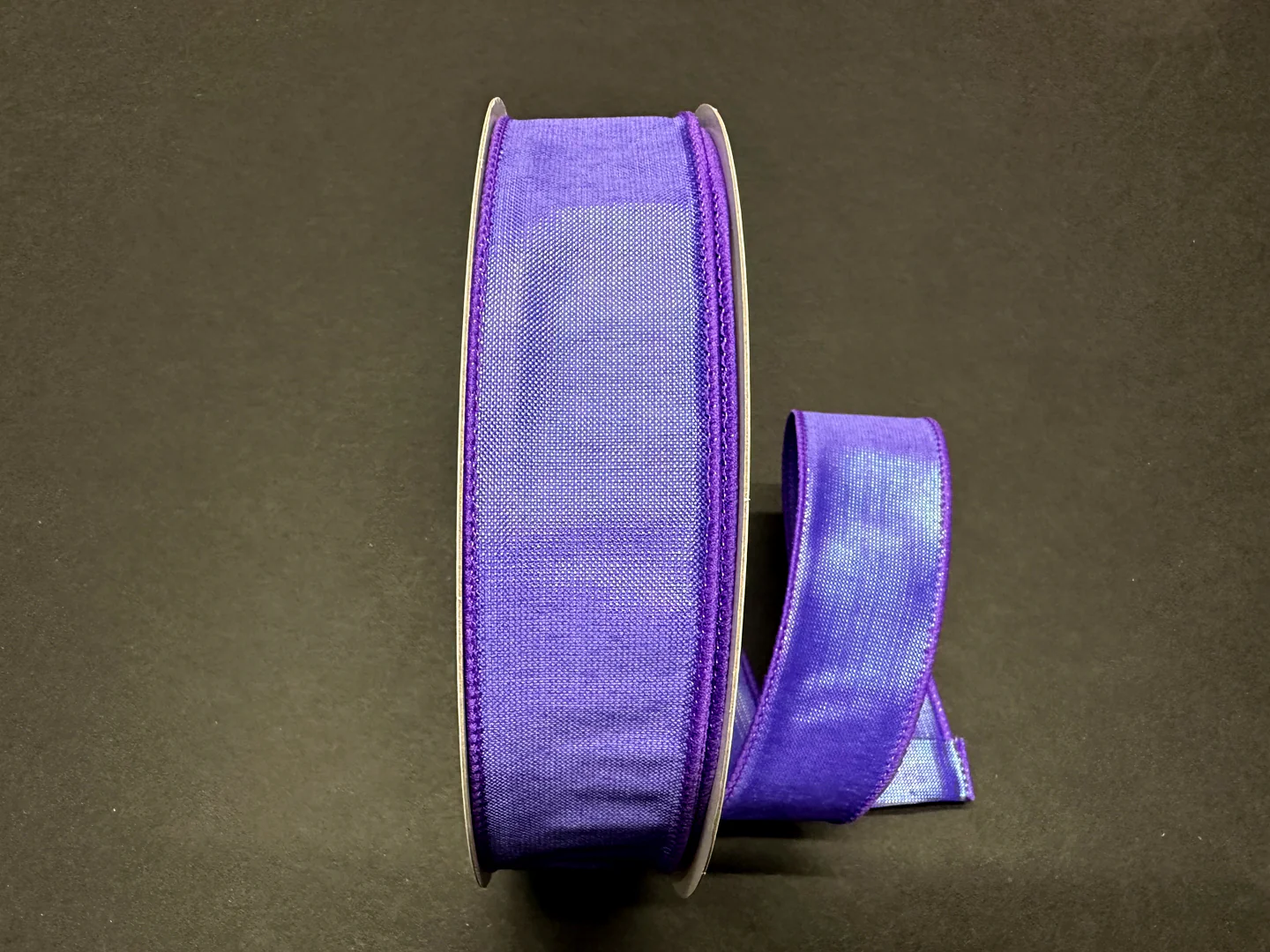 Purple/Iridescent Lala Solid Ribbon, 1.5"X50Y