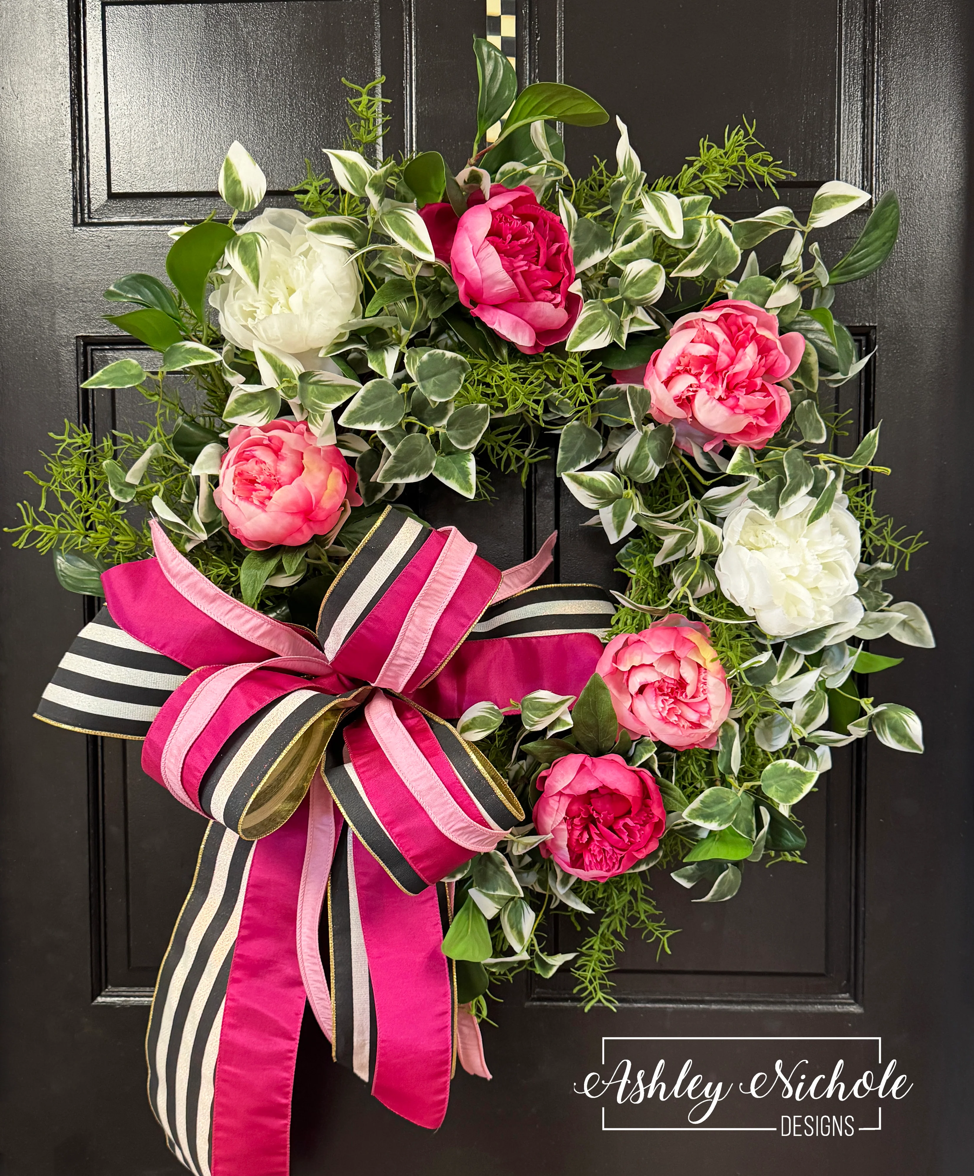 **READY to SHIP** - Peony Elegance Floral Wreath