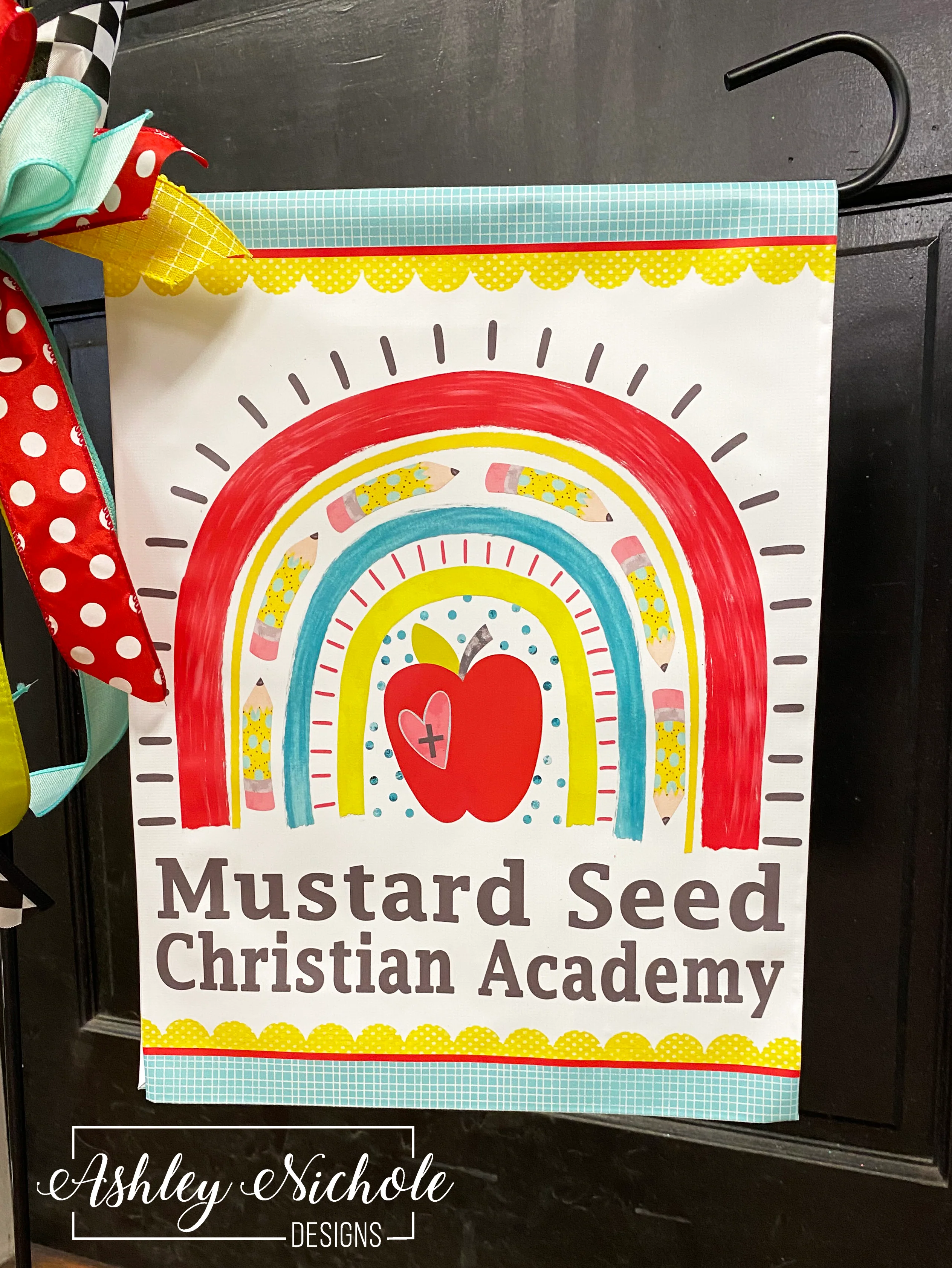 School Days - Vinyl Garden Flag - Image 2