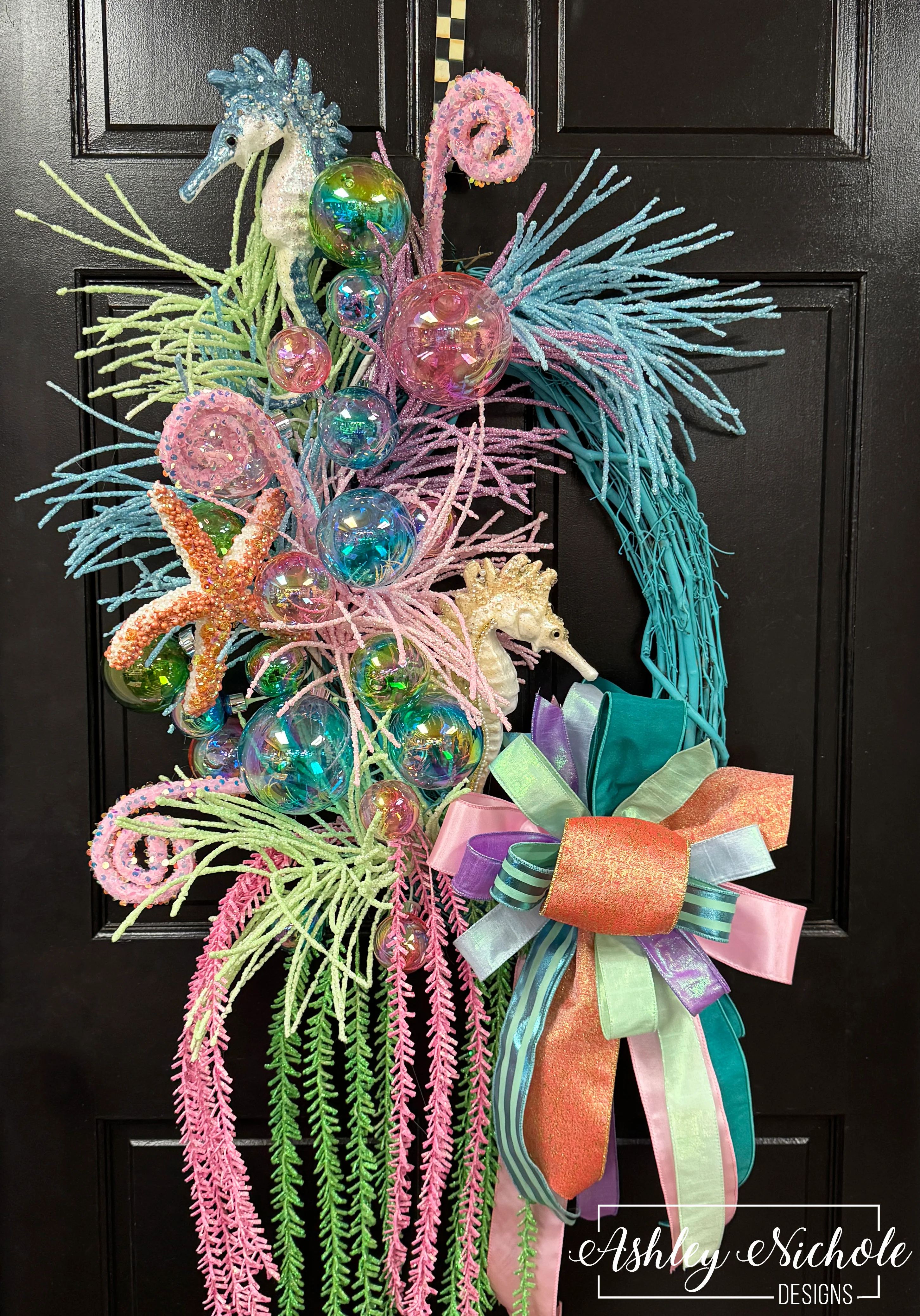 "Sea"sons Greetings Christmas Wreath