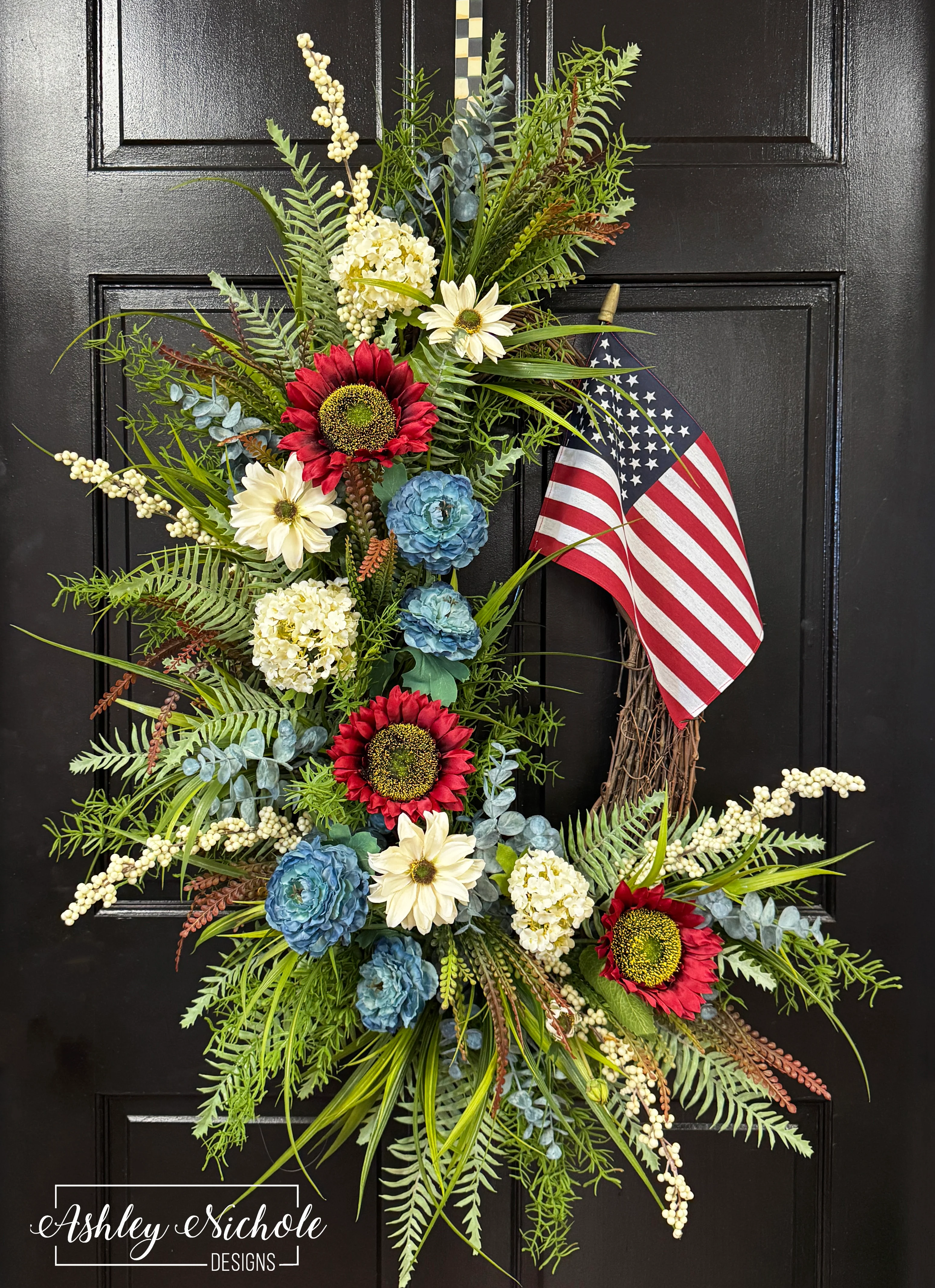 Stars & Stripes Forever Patriotic Wreath