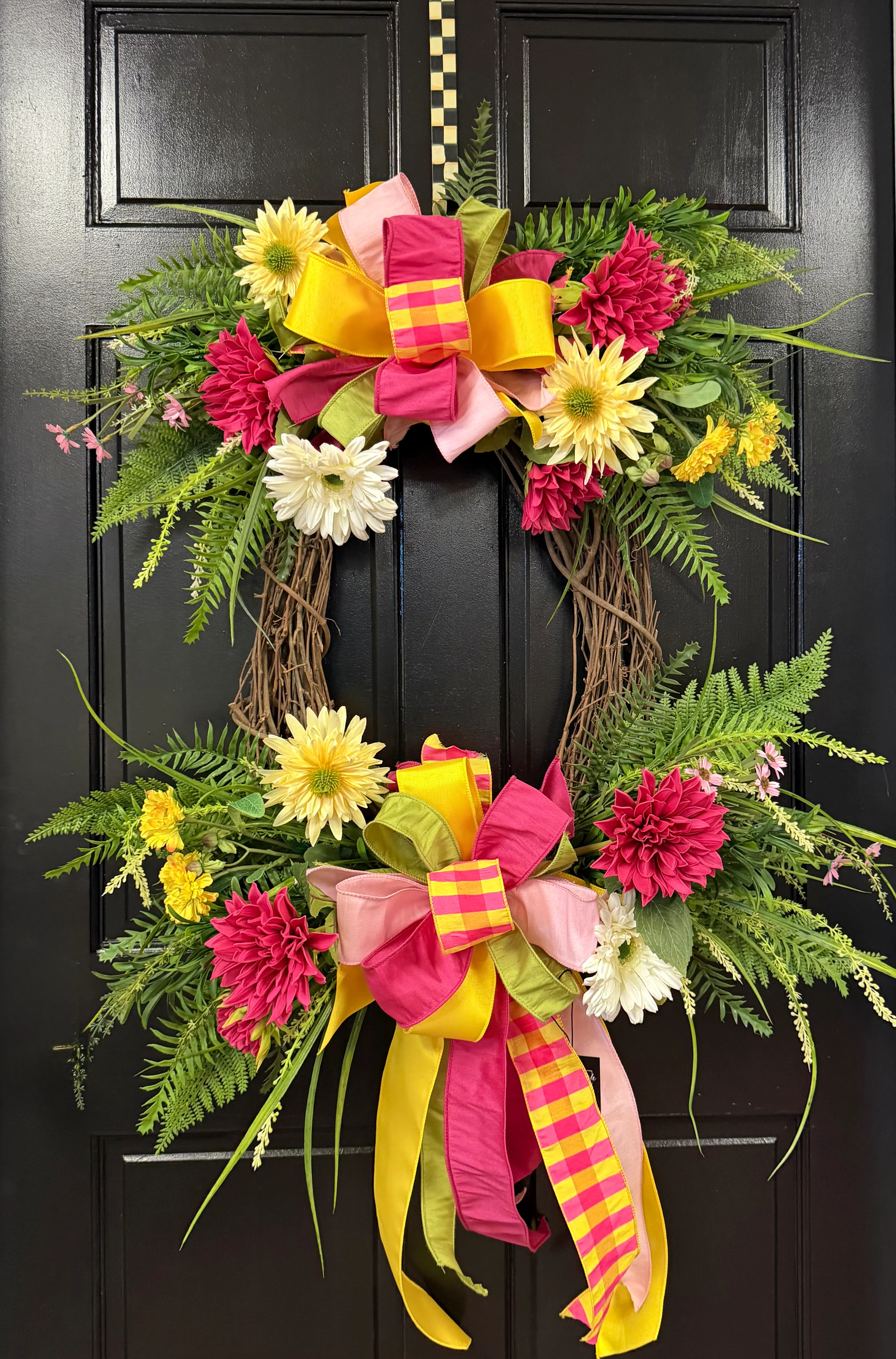 *READY to SHIP* - Summer Garden Blooms Wreath