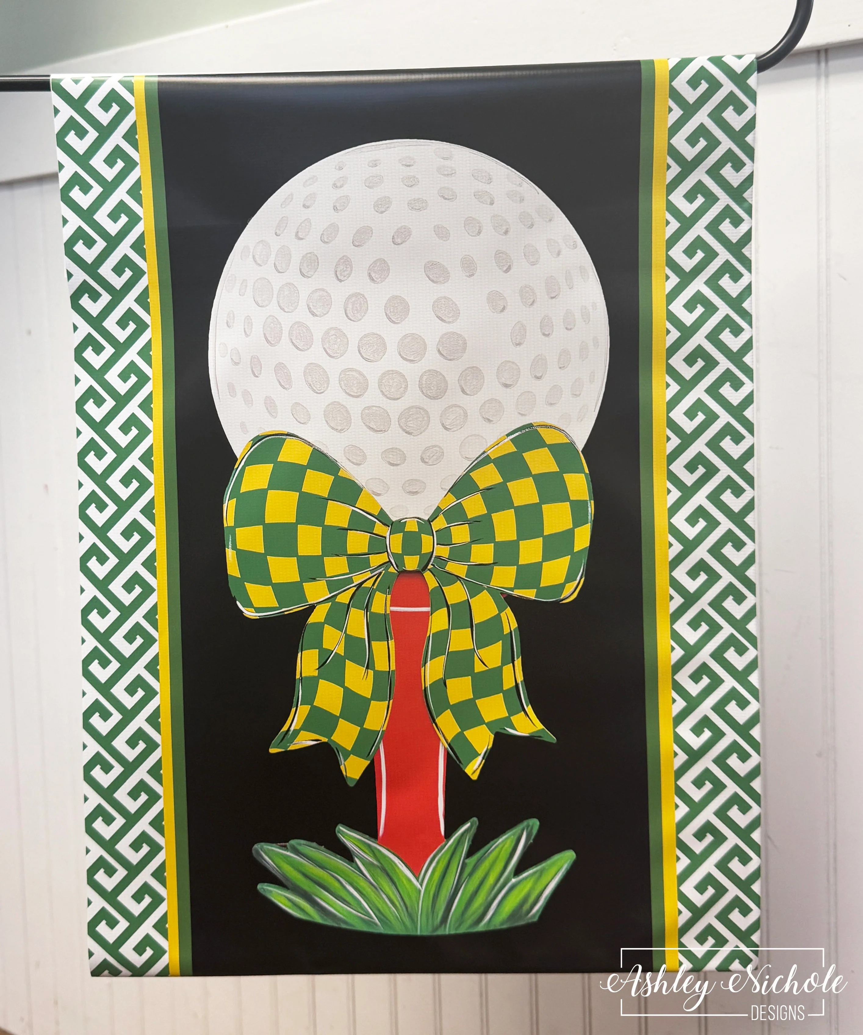 Tee Time on the Fairway - Golf - Vinyl Garden Flag