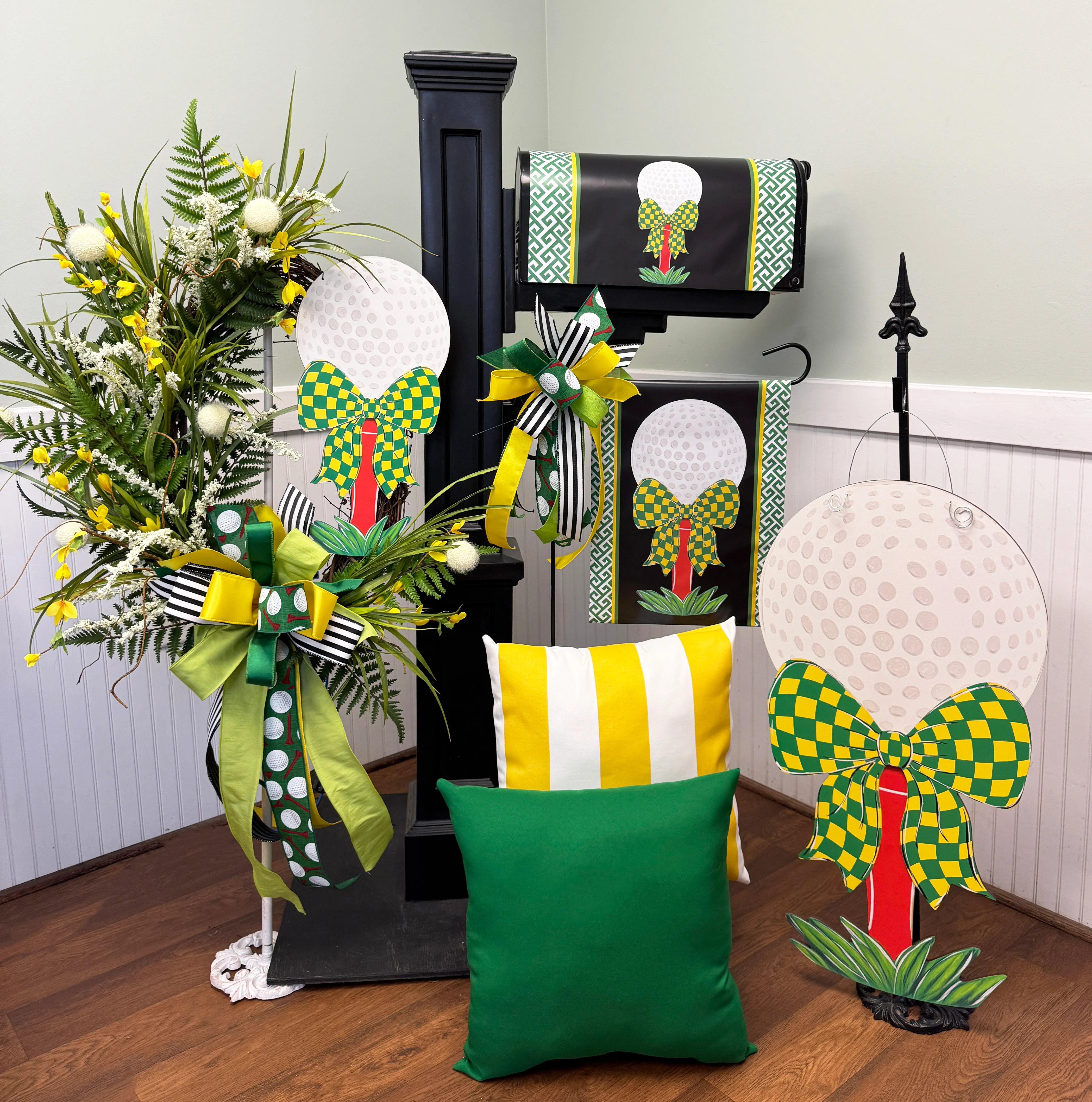 Tee Time on the Fairway - Golf - Vinyl Garden Flag - Image 2