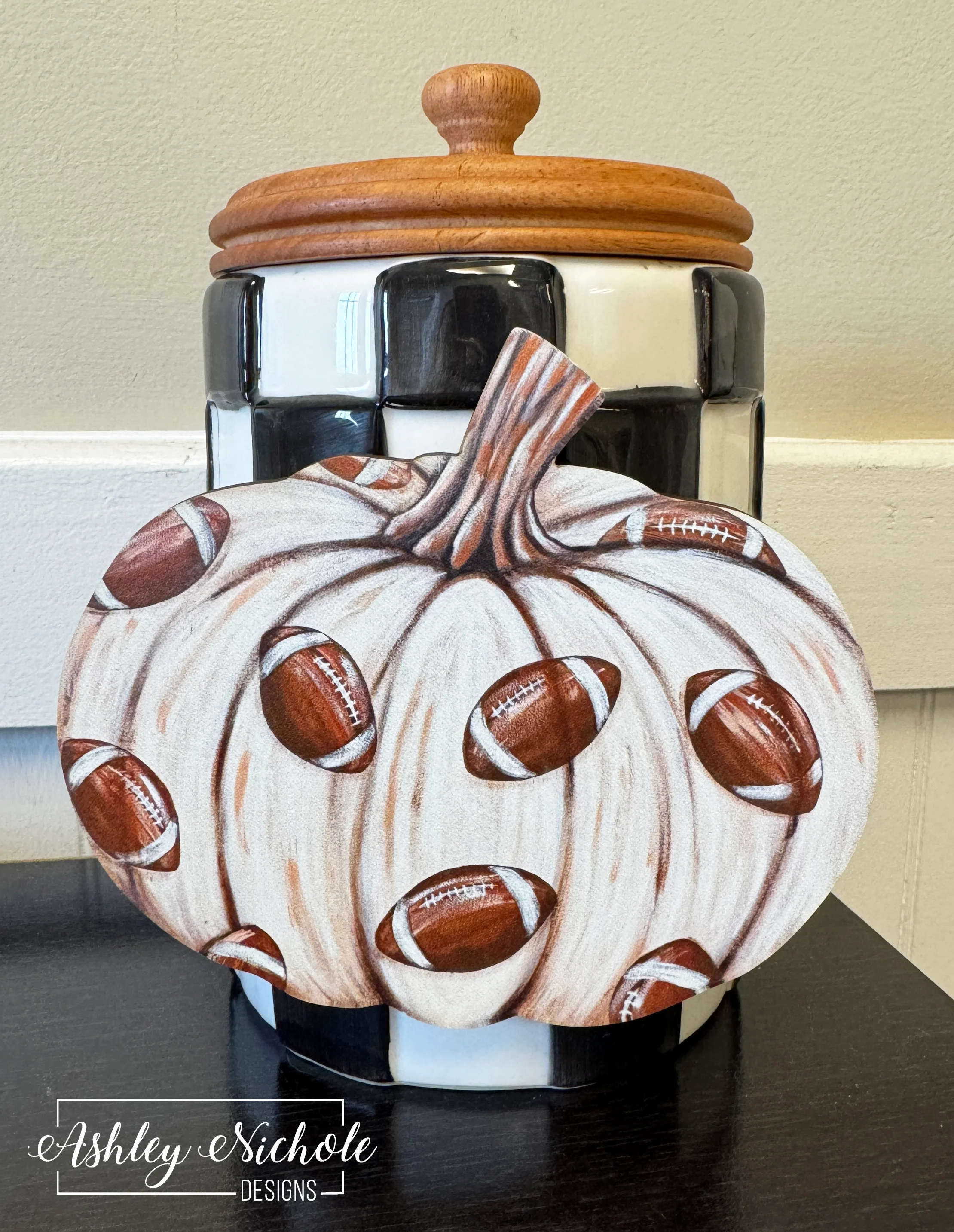 Touchdown Pumpkin - Mini Piece (Magnet/Velcro)