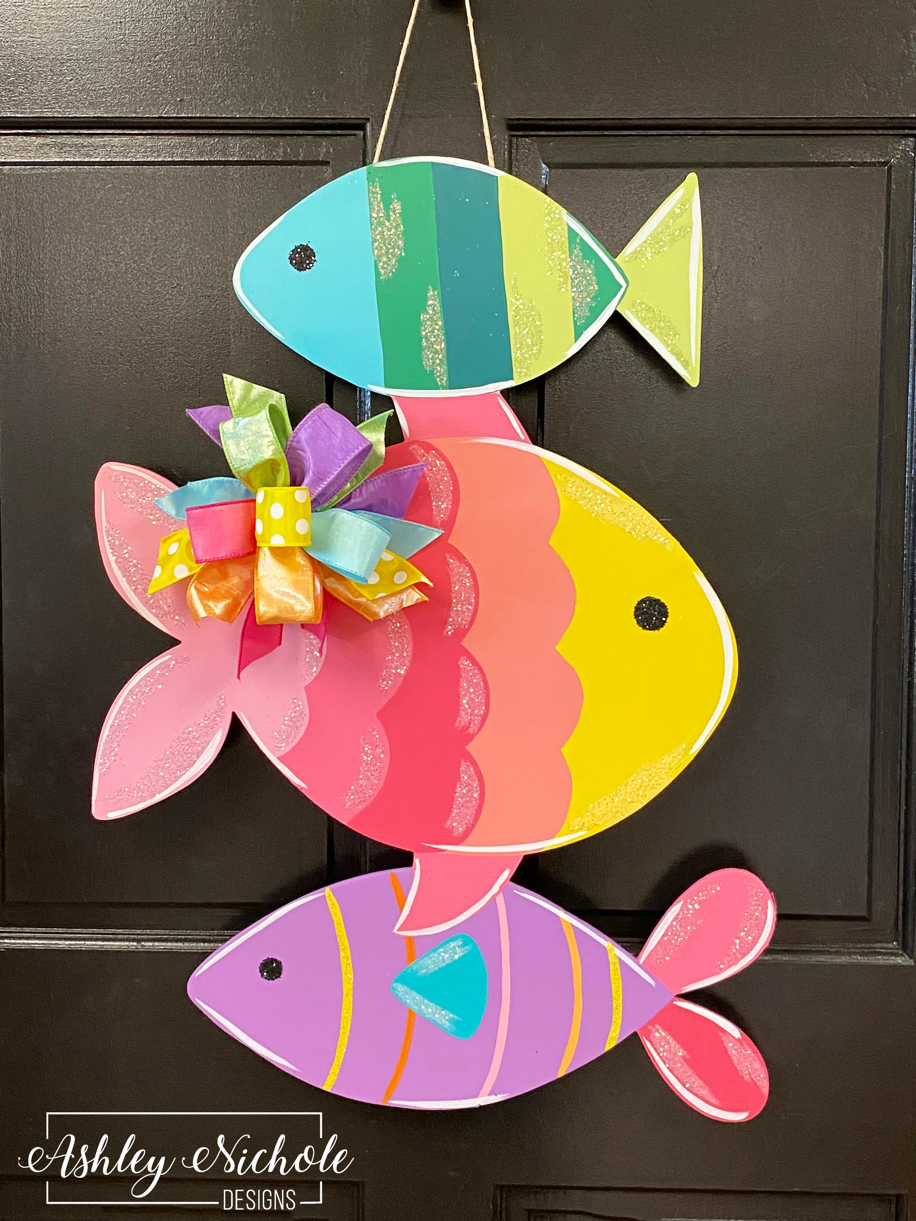 Tropical Fish Stack Door Hanger (UV PRINTED ONLY)