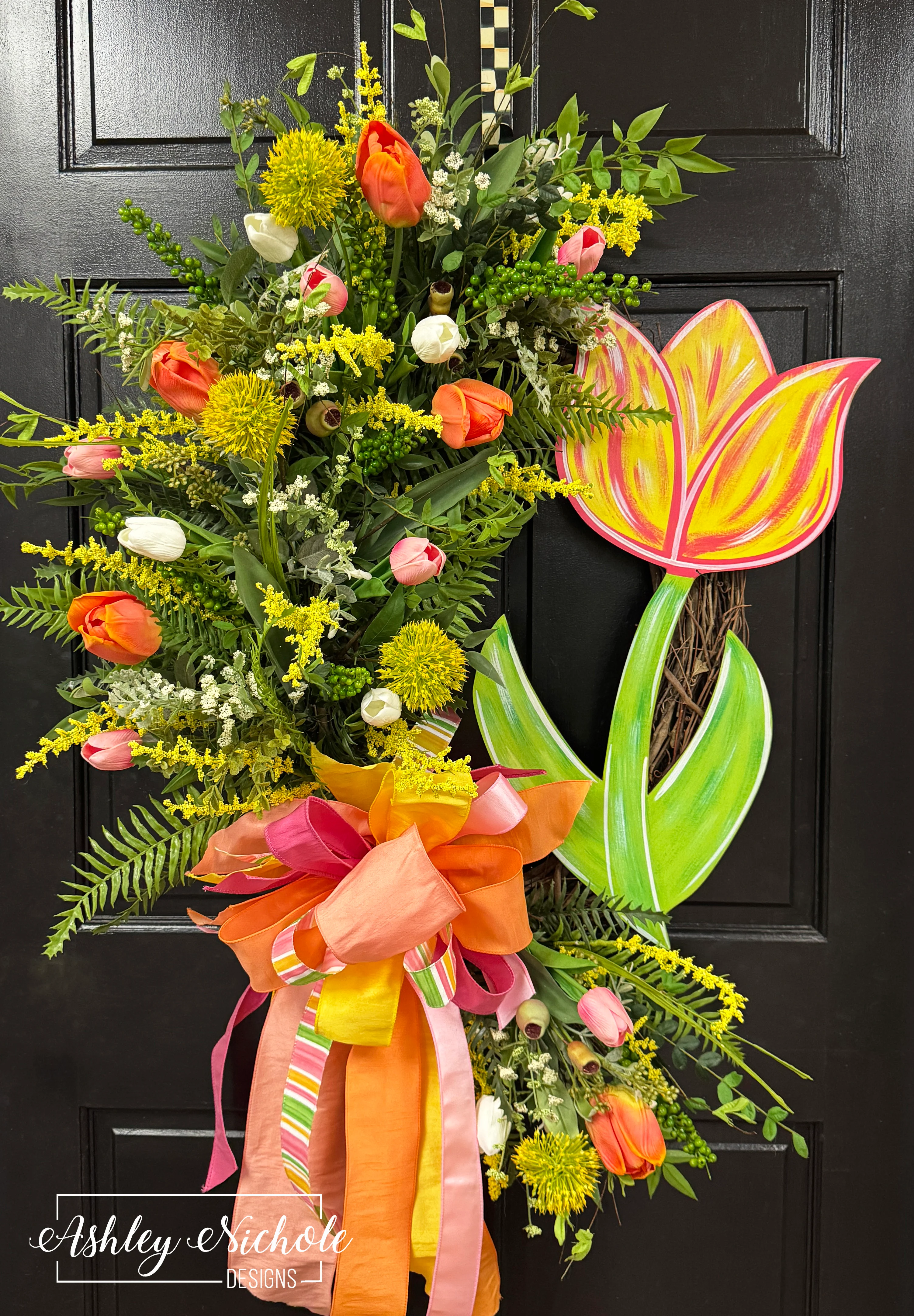 *READY to SHIP* - Tulip Bulbs of Early Spring Wreath
