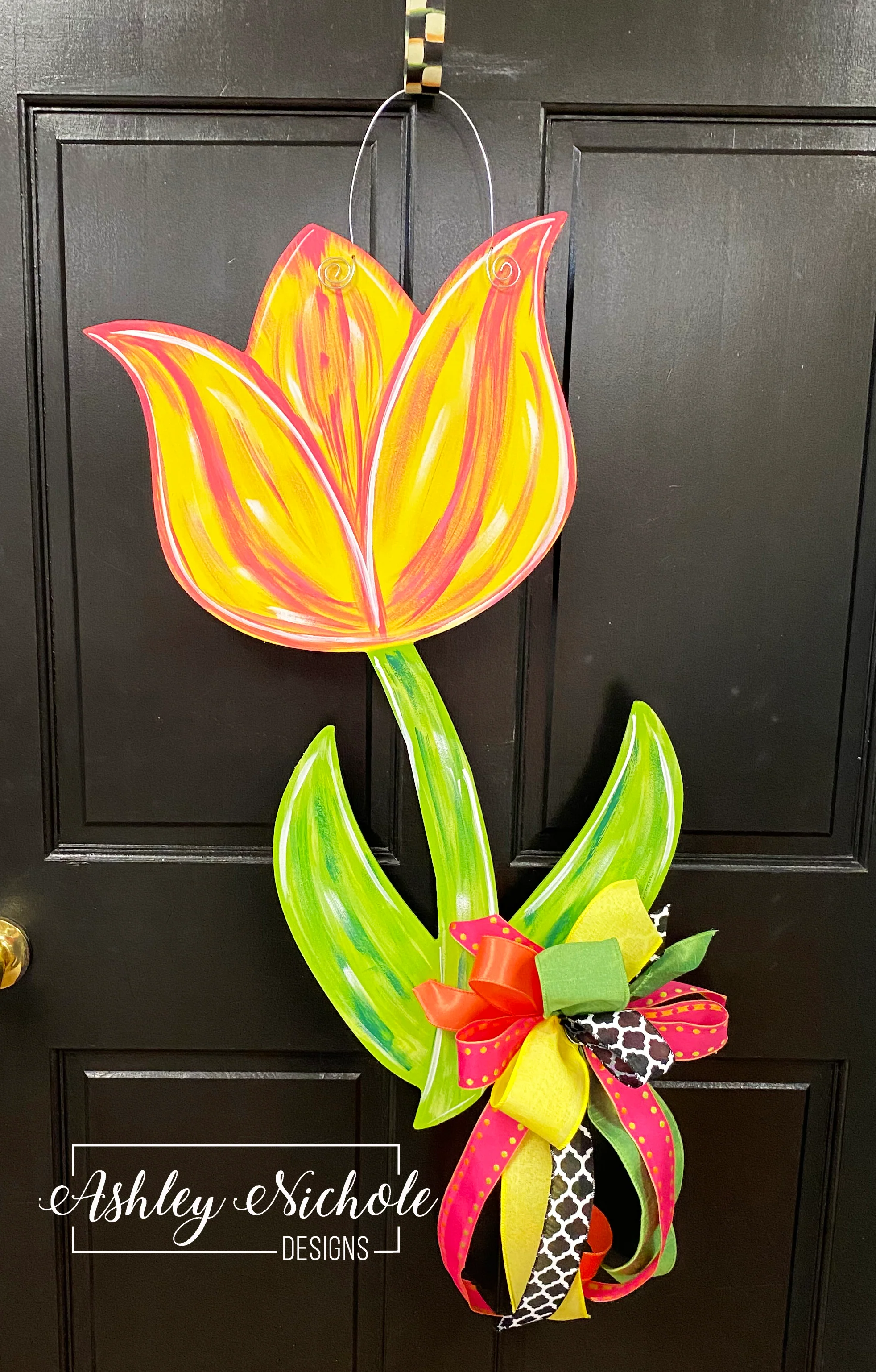 Tulip Door Hanger (Hand-Painted)