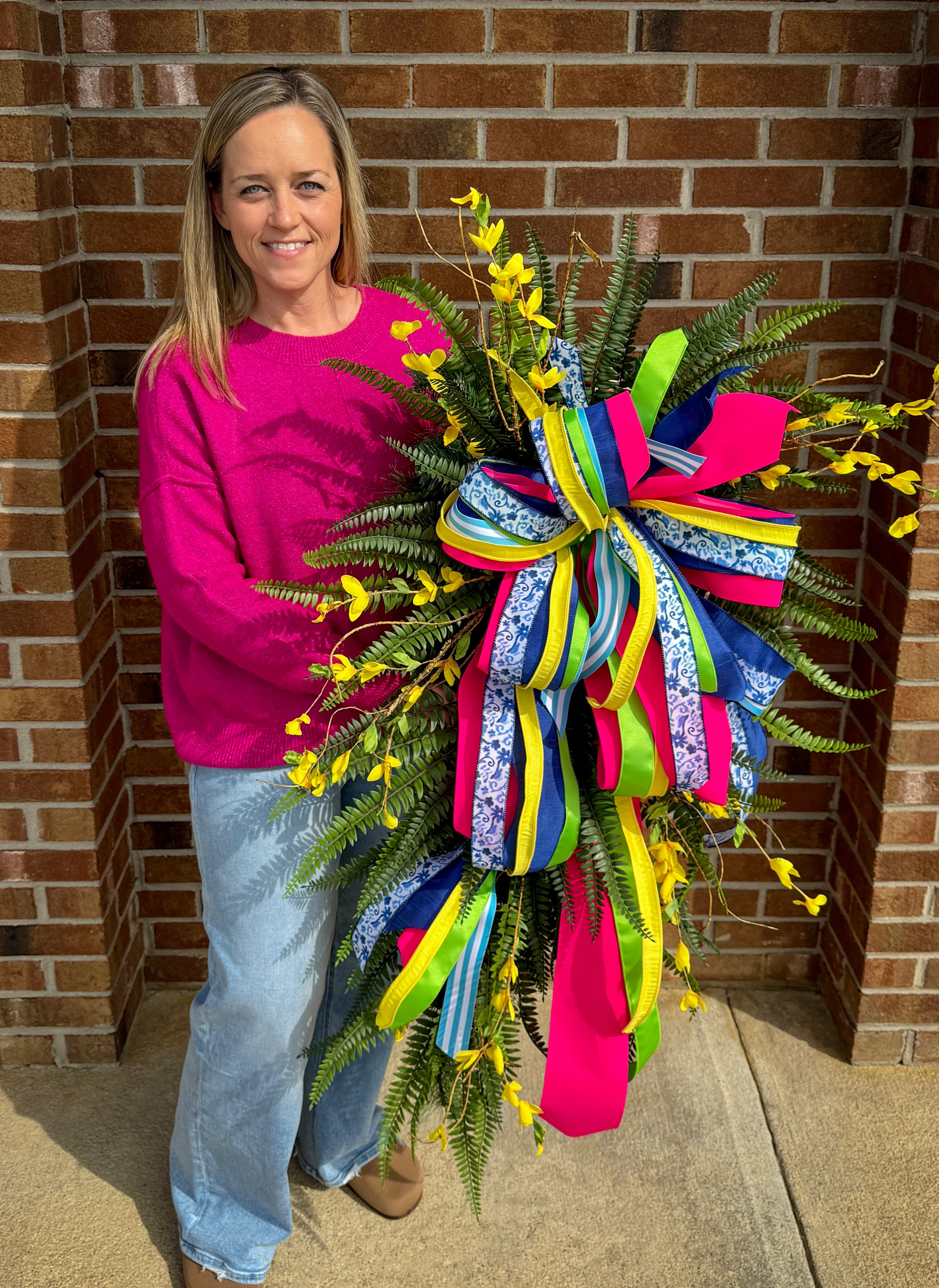 Vivid Spring Welcome Swag - Image 2