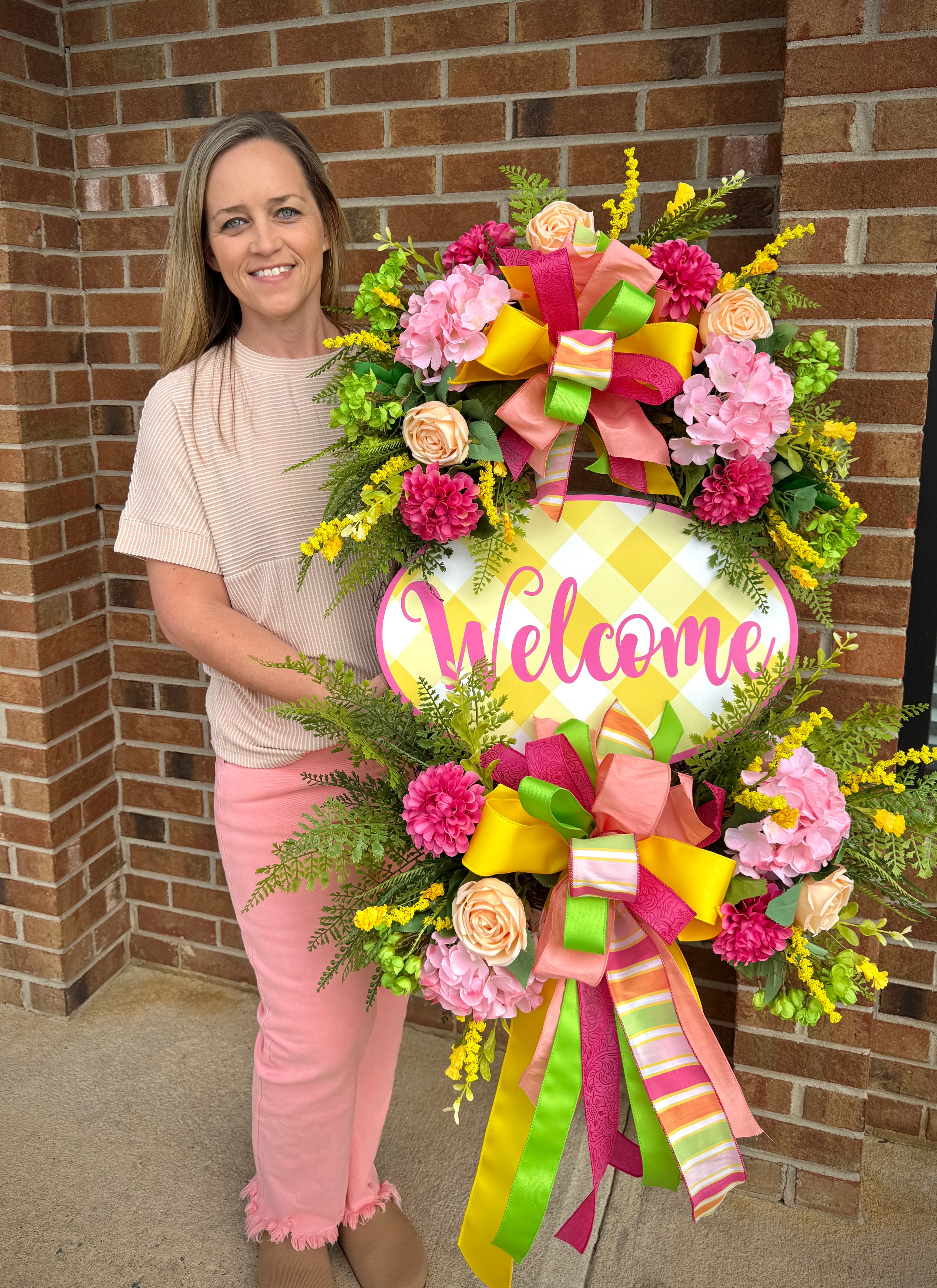 Welcome Spring Wreath - Image 2